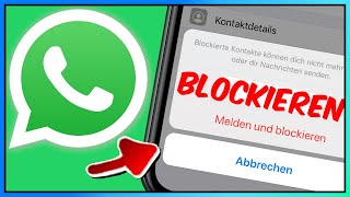 Wie blockiert man Leute auf WhatsApp Tutorial [upl. by Lynn697]