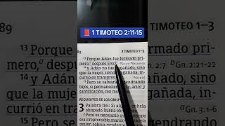 Escrito Está  Versículos De LA BIBLIA  1 TIMOTEO 2 1115 palabradedios bible [upl. by Bachman824]