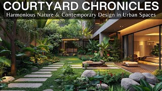 Courtyard Chronicles Exploring Harmonious Symphony of Nature amp Contemporary Design in Urban Spaces [upl. by Asilet473]