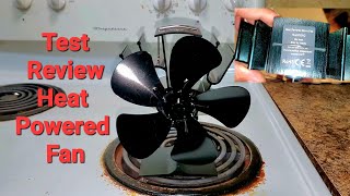 Test And Review Heat Powered Stove Fan [upl. by Warp180]