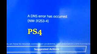 A DNS error has occurred NW312534 PS4 [upl. by Assenahs]