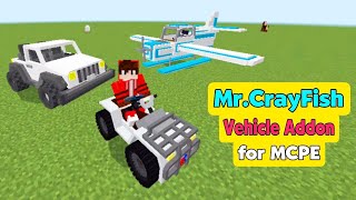 MrCrayFish Vehicle Mod for Minecraft PE 119 [upl. by Orsini]