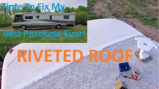 25 Year Old Luxury RV Roof Repair [upl. by Tnairb756]