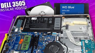 Instalar HDD a Dell Inspiron 15 3505 Ryzen 5 3450u  Tutorial [upl. by Jotham291]