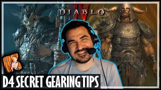 SECRET GEARING TIPS IN D4  Diablo 4 [upl. by Jary680]