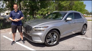 Is the 2023 Genesis GV70 Electrified the BEST new compact luxury SUV to BUY [upl. by Annaoi370]