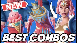 BEST COMBOS FOR NEW ANTHEIA SKIN  Fortnite [upl. by Evslin680]