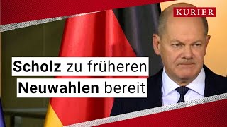 Scholz noch heuer zu Neuwahlbeschluss bereit [upl. by Ambrosius]