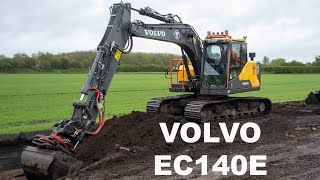 Volvo EC140E with Rototilt volvo tiltrotator [upl. by Zerimar519]