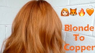 Blonde To Copper Red Hair [upl. by Faydra473]