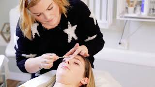 Brow lamination tutorial  How to do an Eyebrow Lamination service with Bee Pampered [upl. by Mckee972]