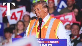 LIVE Donald Trump hosts major MAGA rally in Wisconsin [upl. by Ecniuq]