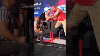 Devon Larratt vs Ermes Gasparini  EvW9 round 2 armwrestling sports armfight fouraces armwars [upl. by Itsyrk]