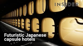 Japanese capsule hotel [upl. by Segal366]