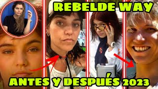 Rebelde Way  Antes y después 2023  Así luce el elenco completo de Rebelde Way en la actualidad 😮 [upl. by Mellins]