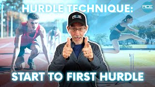 Youth Hurdles Technique Starts [upl. by Hidie]