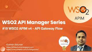 19 WSO2 APIM v4  API Gateway Flow [upl. by Saberio]