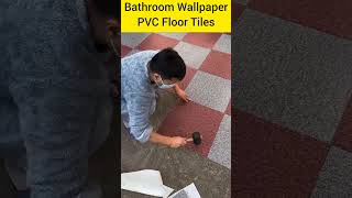 Bathroom Waterproof Floor Tiles shorts bathroomdecor flooring subscribe channel [upl. by Hniv]