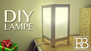 Fabriquer une lampe  idée cadeau  DIY  ⓇⒷ [upl. by Tham851]