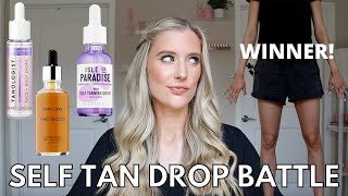 Isle of Paradise Tanning Drops vs Tan Luxe vs Tanologist amp How to Apply Self Tan Drops Flawlessly [upl. by Yenahpets]