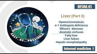 Liver part 2  Cirrhosis part2 Fatty liver Liver cell failure Hepatic encephalopathy  Med I [upl. by Animrelliug37]