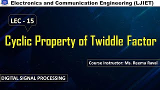 DSPSession15Cyclic Property of Twiddle Factor [upl. by Stearne807]