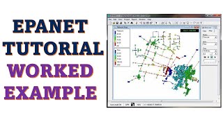 EPANET TUTORIALSWORKED EXAMPLE A STEPBYSTEP GUIDE [upl. by Aerdnwahs467]