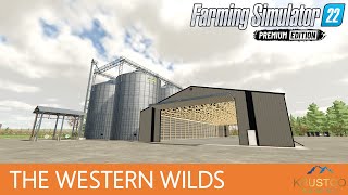 REWORKING THE MAIN YARD WITH A GIANT SHED AND FERTILIZER PRODUCTION  Farming Simulator 22  EP24 [upl. by Siari]