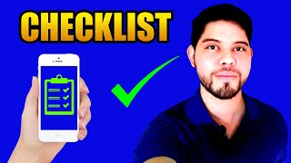 Como fazer um CHECKLIST de tarefas Rapidamente Criar rotina com checklist no celular [upl. by Lucine934]