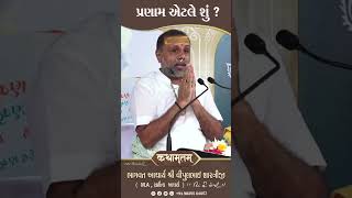 પ્રણામ એટલે શું  Shree Vipulbhai Shastriji  Kathamrytam [upl. by Ecilayram423]