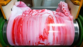 Silicone rubber color mixing  Oddly satisfying silicone color mixing [upl. by Atterahs266]