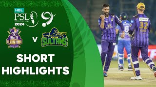 Short Highlights  Quetta Gladiators vs Multan Sultans  Match 30  HBL PSL 9  M1Z2U [upl. by Marino]