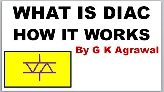 DIAC What is Diac how it works [upl. by Bergstrom]