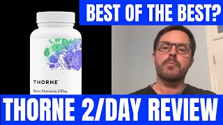 Thornes Basic Nutrients 2Day Review  Is It The Best Multivitamin Supplement Dr Bell Health [upl. by Wincer]