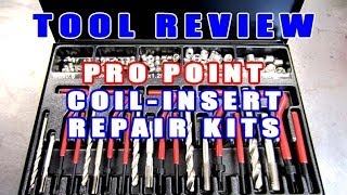 TOOL REVIEW  Pro Point Thread Insert Kits Heli Coils [upl. by Harper]