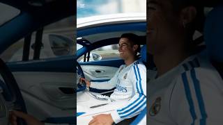 Cristiano Ronaldo BUGATTI vs Messi LAMBORGHINI cr7 messi shorts [upl. by Styles]