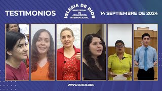 Testimonios 14 de septiembre de 2024  Iglesia de Dios Ministerial de Jesucristo Internacional [upl. by Annitsirhc]