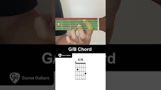 How To Play The GB Chord On Guitar  Guvna Guitars [upl. by Peti]