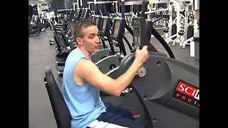 How to Use the Arm Bike Machine for Cardio Exercise [upl. by Elayor]