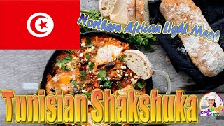 Shakshuka  Chakchouka 北非洲番茄水波蛋早餐 is a Tunisian easy yet hearty African light meal or breakfast [upl. by Comethuauc273]