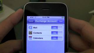 iPhone Zimbra Setup [upl. by Festatus]