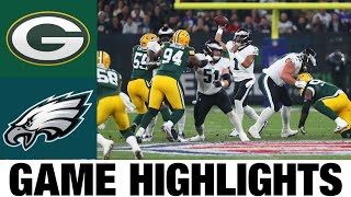 Green Bay Packers vs Philadelphia Eagles Game Highlights  2024 NFL Season [upl. by Rawdan]