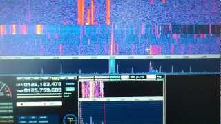 IF SDR Icom 7000  the first SDR Panadapter for transceiver  HF Digital modes BPSK31 part 2 [upl. by Chrisman]