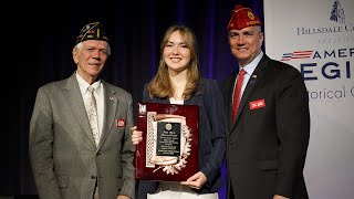 Washington student wins 2024 American Legion National Oratorical Contest [upl. by Cyler]