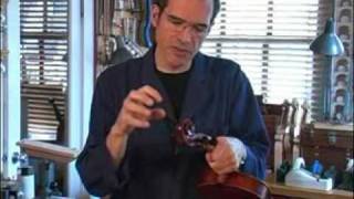 Violin Maker Guy Rabut On Tuning Pegs [upl. by Tewell954]