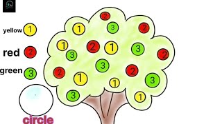 Numbers and colours for toddlers  toddlers learning video numbers  toddlers learning video [upl. by Hsaka]