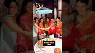 😍🥀shraddha arya celebrates karwa chauth with friends💗💞preeran kundalibhagya shorts shraddhaarya [upl. by Polky189]