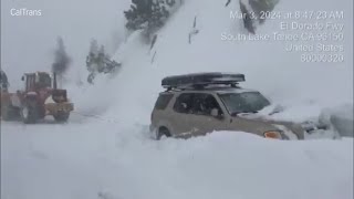 California Blizzard Sierra weather 6 pm update March 3 2024 [upl. by Saxet829]