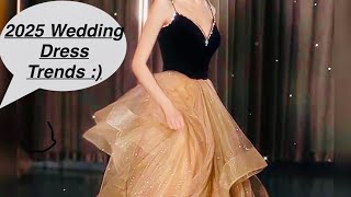 2025 Wedding Dress Trends What to Expect fashion foryou viralreels viraldresses [upl. by Htenaj]