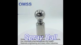 ss316l rotary spray ball male high pressure stainless steel dn15 sanitary tank cleaning ball [upl. by Sadoff]